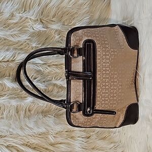 Giani Bernini Signature Logo Brown Purse Handbag